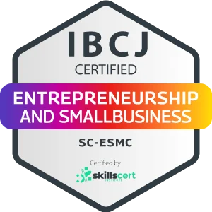Entrepreneurship and smallbusiness certifiedSC-ESMC